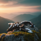 Crystal Dragon with Wings