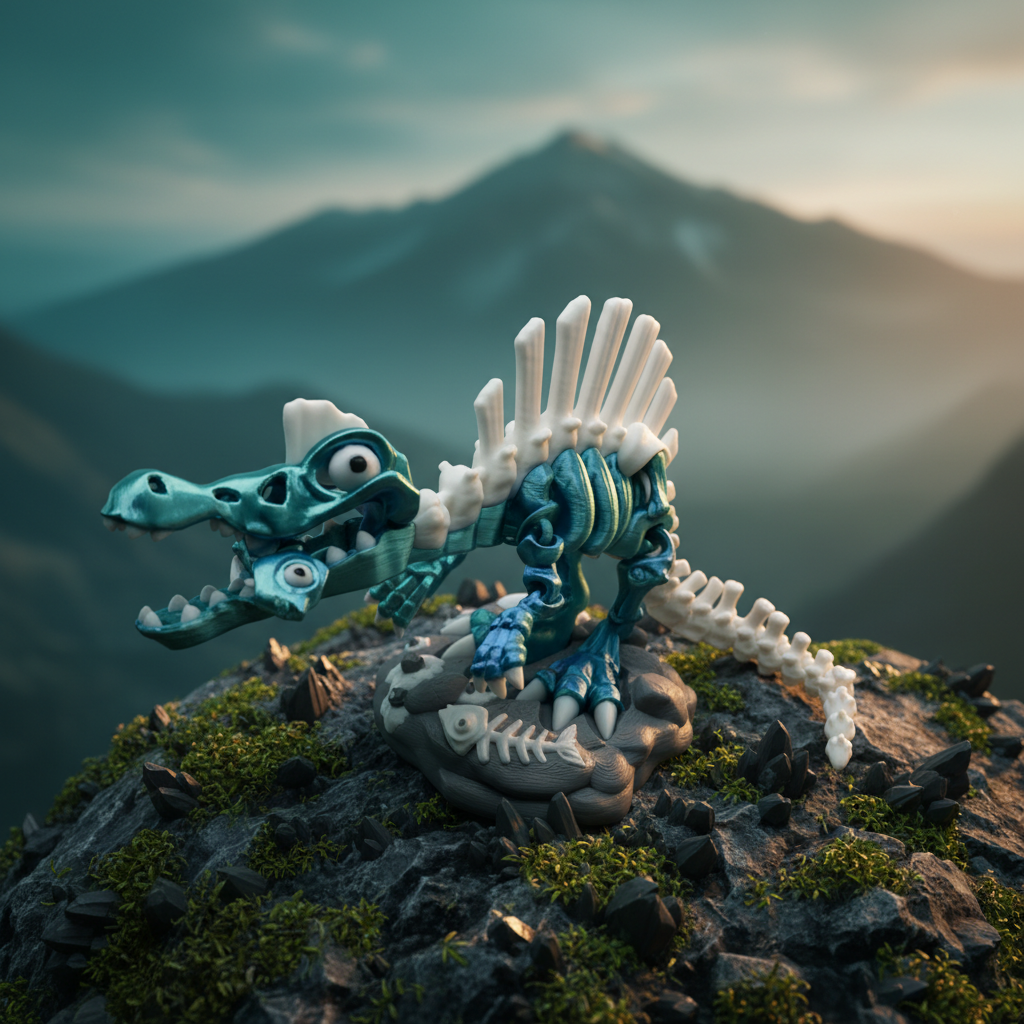 Flexi Skeleton Spinosaurus