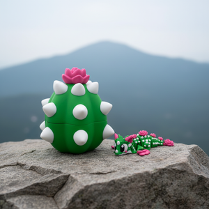 Cactus Bloom Egg with Flexi Dragon