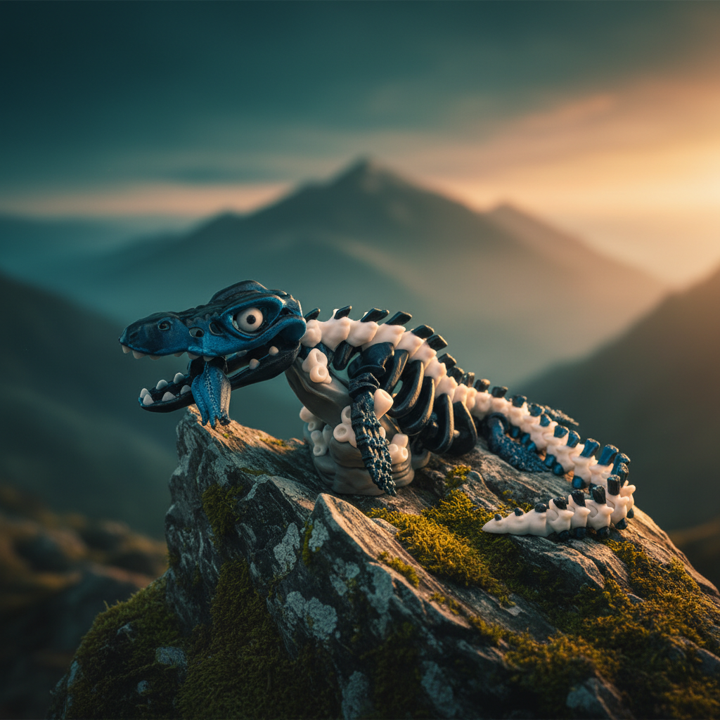 Flexi Skeleton Mosasaurus