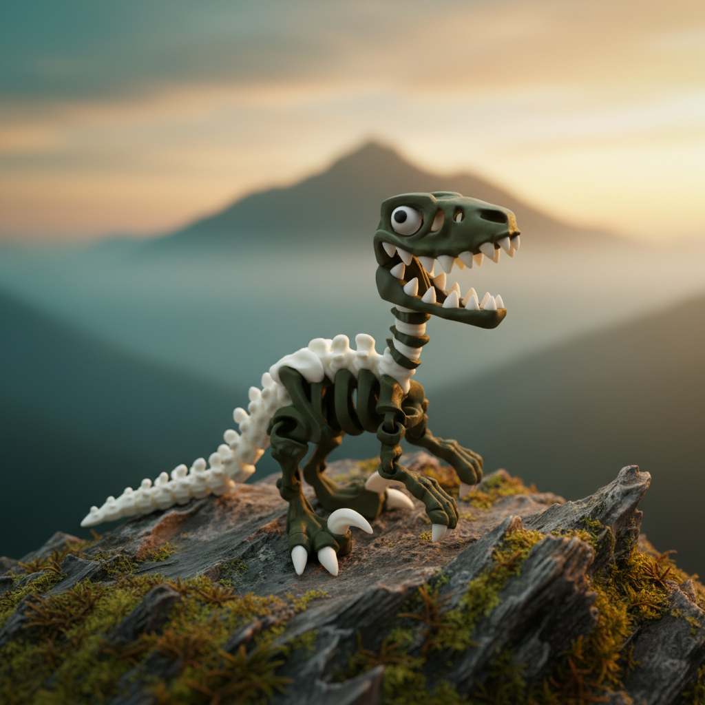 Flexi Skeleton Raptor
