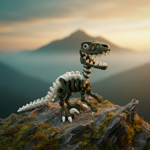 Flexi Skeleton Raptor